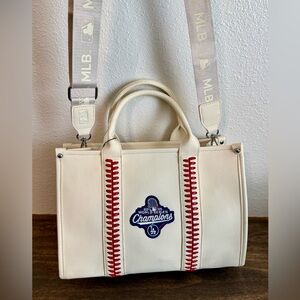 MLB Champions Cream Shoulder Bag